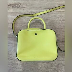 Kate Spade Yellow Cross body Purse